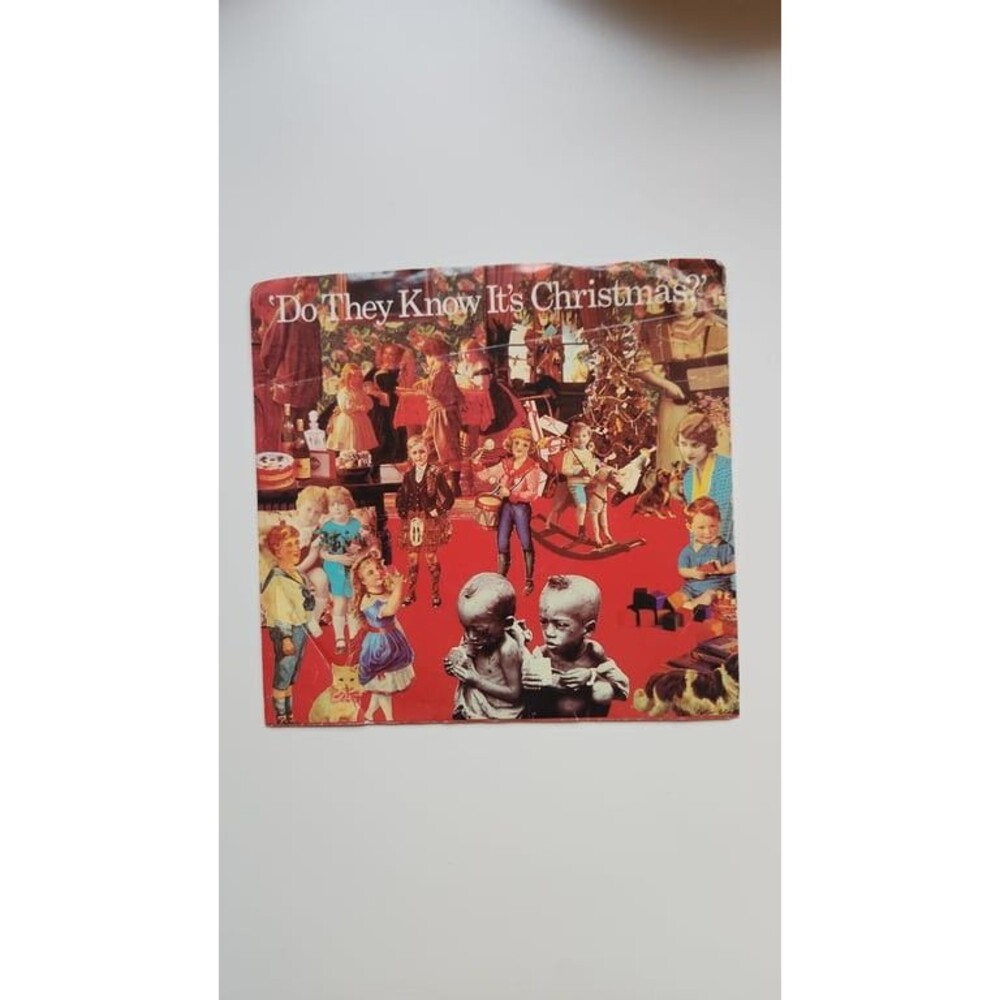Band Aid Do they Know it's Christmas Feed The World 1984 45 Vinyl Picture Sleeve